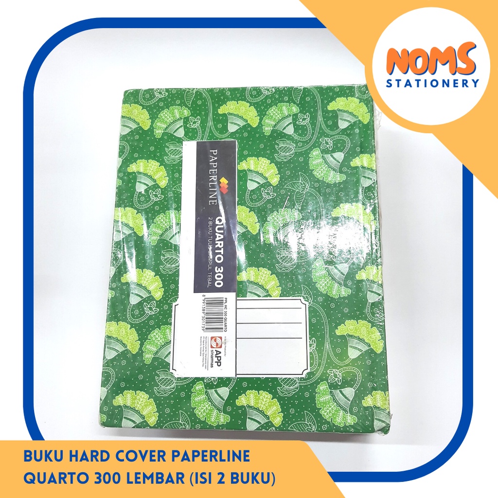 

Buku Hard Cover Quarto 300 lembar Paperline (isi 2 buku)