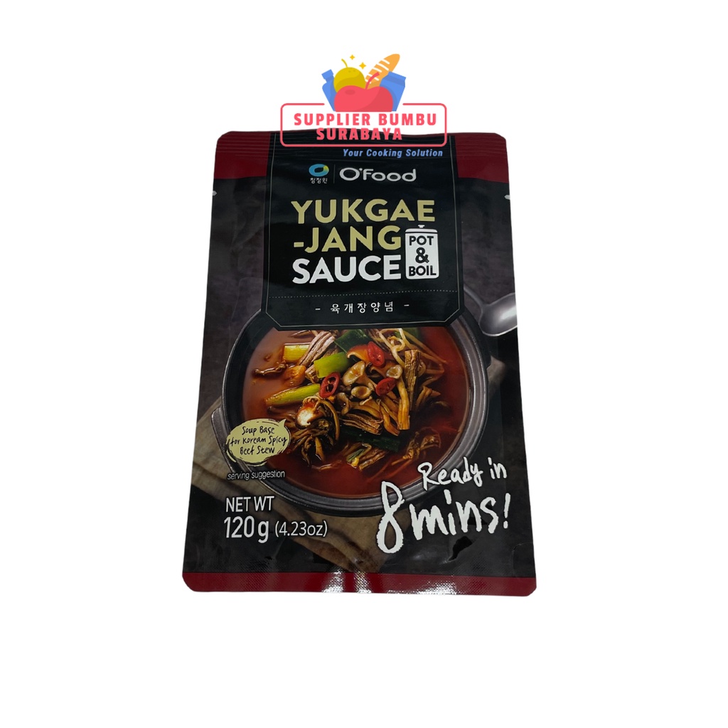 Daesang Chung Jung One Ofood Kimchi Jjigae Yukgaejang Sauce Instant 120g