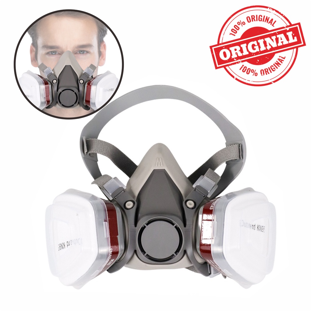 NEW MASKER GAS RESPIRATOR SAFETY / MASKER GAS ANTIVIRUS / MASKER INDUSTRI ANTIPOLUSI / MASKER GAS
