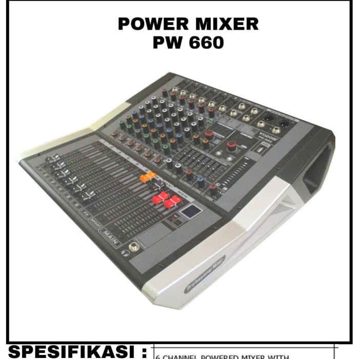 Power Mixer Wisdom PW 660 Original