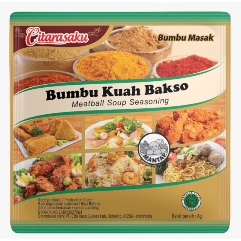 Jual Bumbu Kuah Bakso Renteng Isi 10 Pcs Shopee Indonesia