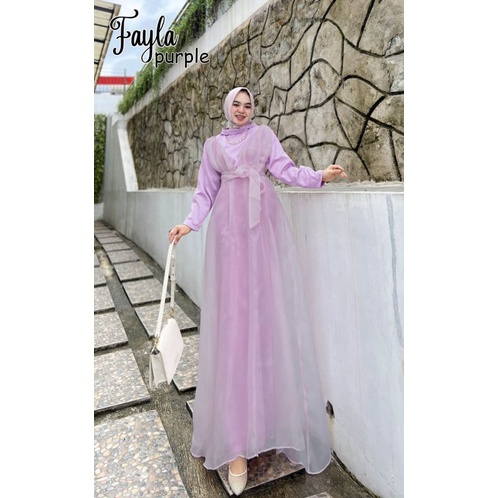 FAYLA gamis kondangan gamis pesta muslimah