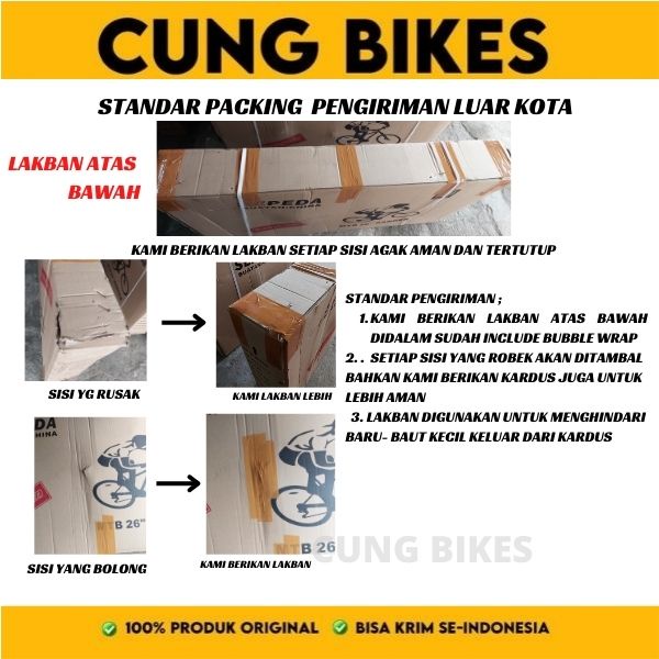 sepeda gunung 26 inch MTB Evergreen Ranger 580 3 x 8 speed mechanical disc brake