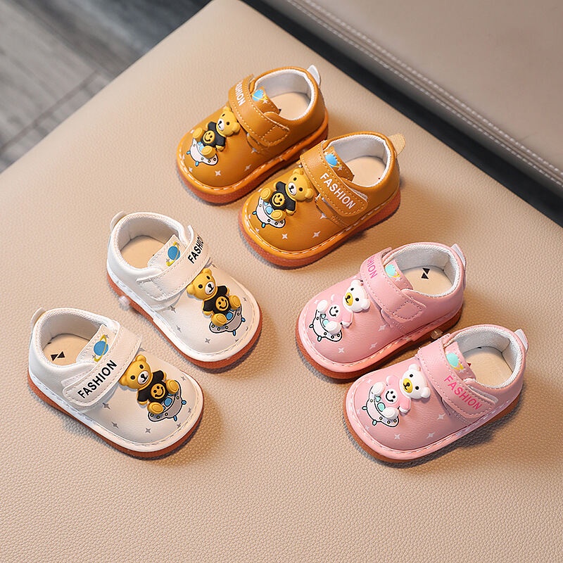 (COD) Sepatu Anak Prewalker Import DUCKY Bunyi Cit Cit/Sepatu Anak Prewalker Import Unisex/Sepatu Baby Boy dan Baby Girl Size 15-19