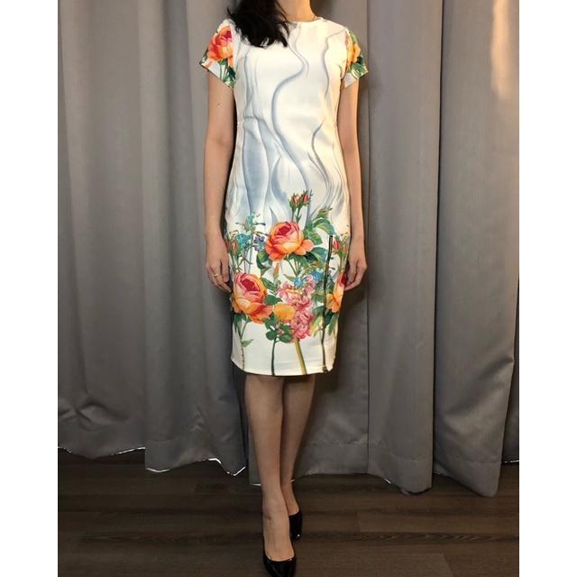 Dress Motif Bunga Casual Dress Pesta Dress Bangkok Fashion Bangkok Bkk Guaranteed