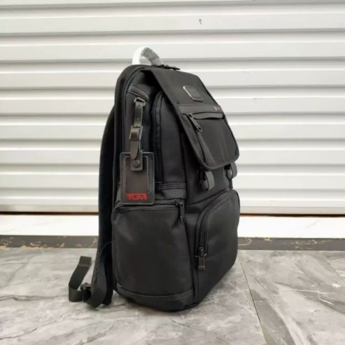 Ransel Tumi Alpha Flap Backpack Import Quality - Hitam LX_Store