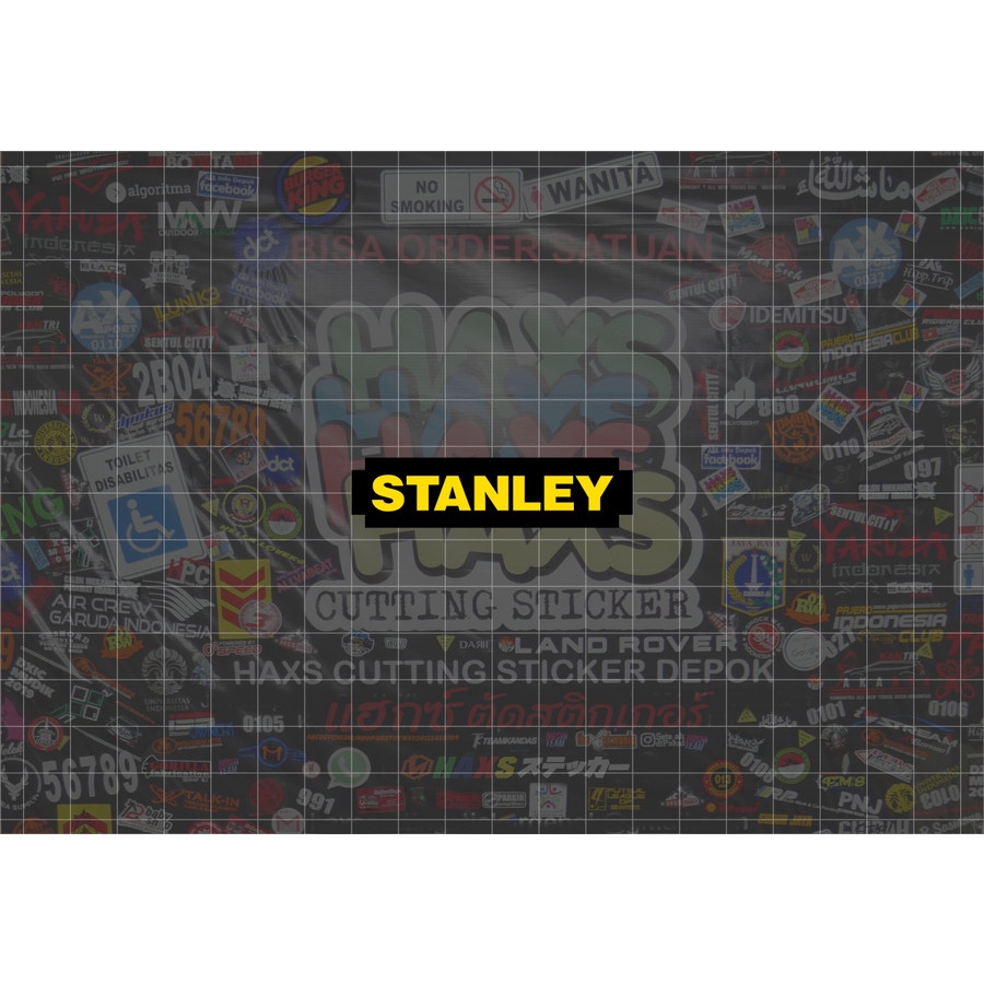 Cutting Sticker Stanley Ukuran 6 Cm Untuk Motor Mobil