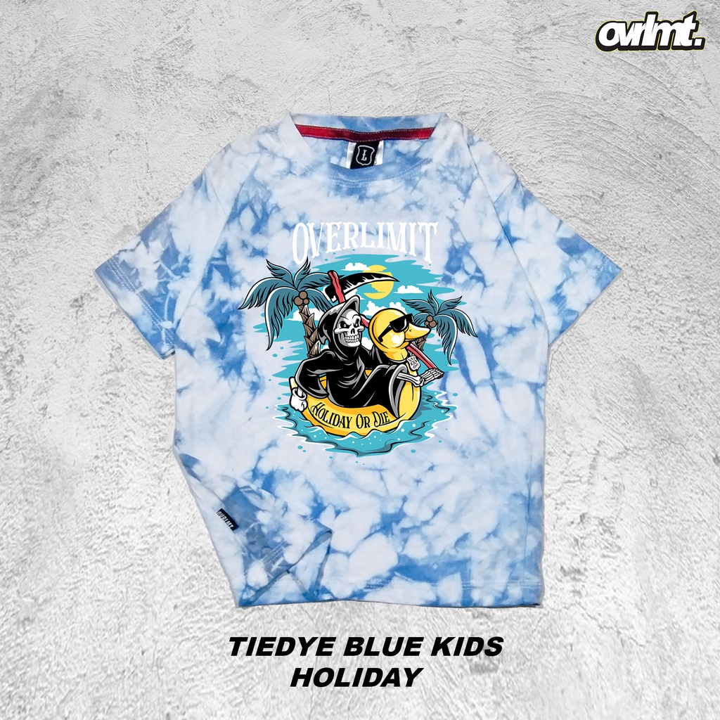 T-SHIRT | KAOS | ANAK | BALITA | TIEDYE | BLUE | HOLIDAY OVERLIMIT