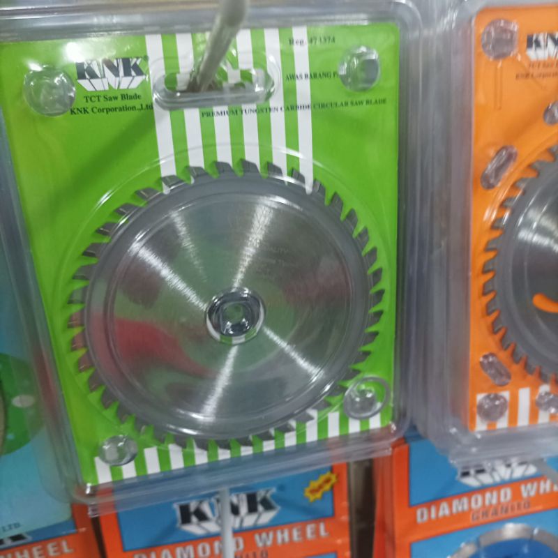 mata pisau potong kayu / mata circular saw blade KNK 4" × 40T
