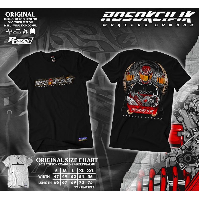 KAOS ORIGINAL ROSOK CILIK TERBARU || KAOS CB GL 100 GL PRO MP TIGER
