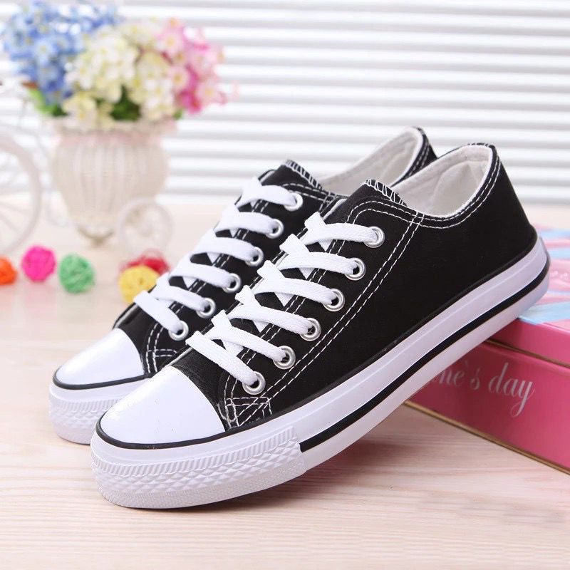 Sepatu Converse All Star Classic Hitam Putih Pria Wanita|Sneakers Converse Pria Wanita|Sepatu Kasual