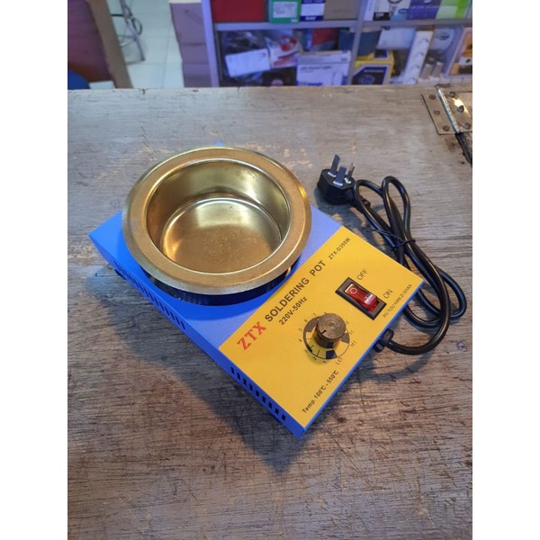 solder pot ztx 41D 300w diameter wadah 10cm / tempat masak timah batang