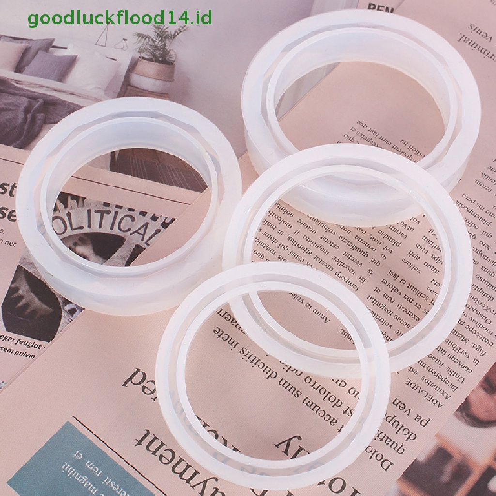 [GOOGFOUR] 1pc Cetakan Silikon Bangle Cetakan Silikon Bulat DIY Model Gelang Casg Tools [TOP]