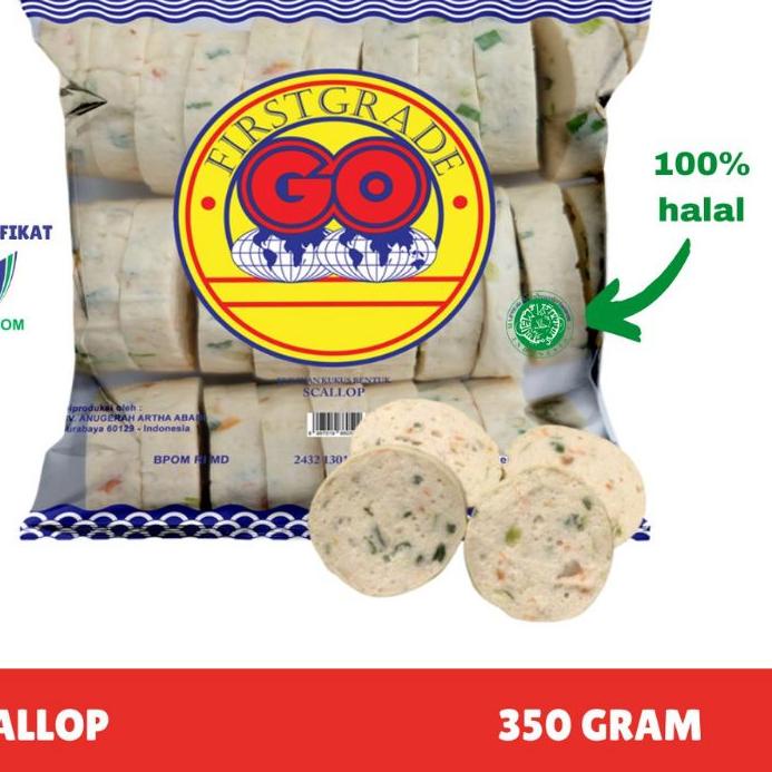 

Original [PASTI FRESH] SCALLOP GO ISI 40 || SCALLOP IKAN OLAHAN grosir