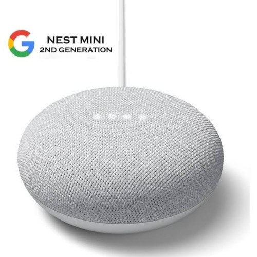 Google Nest Mini (generasi ke-2) Bisa Bahasa Indonesia - Putih