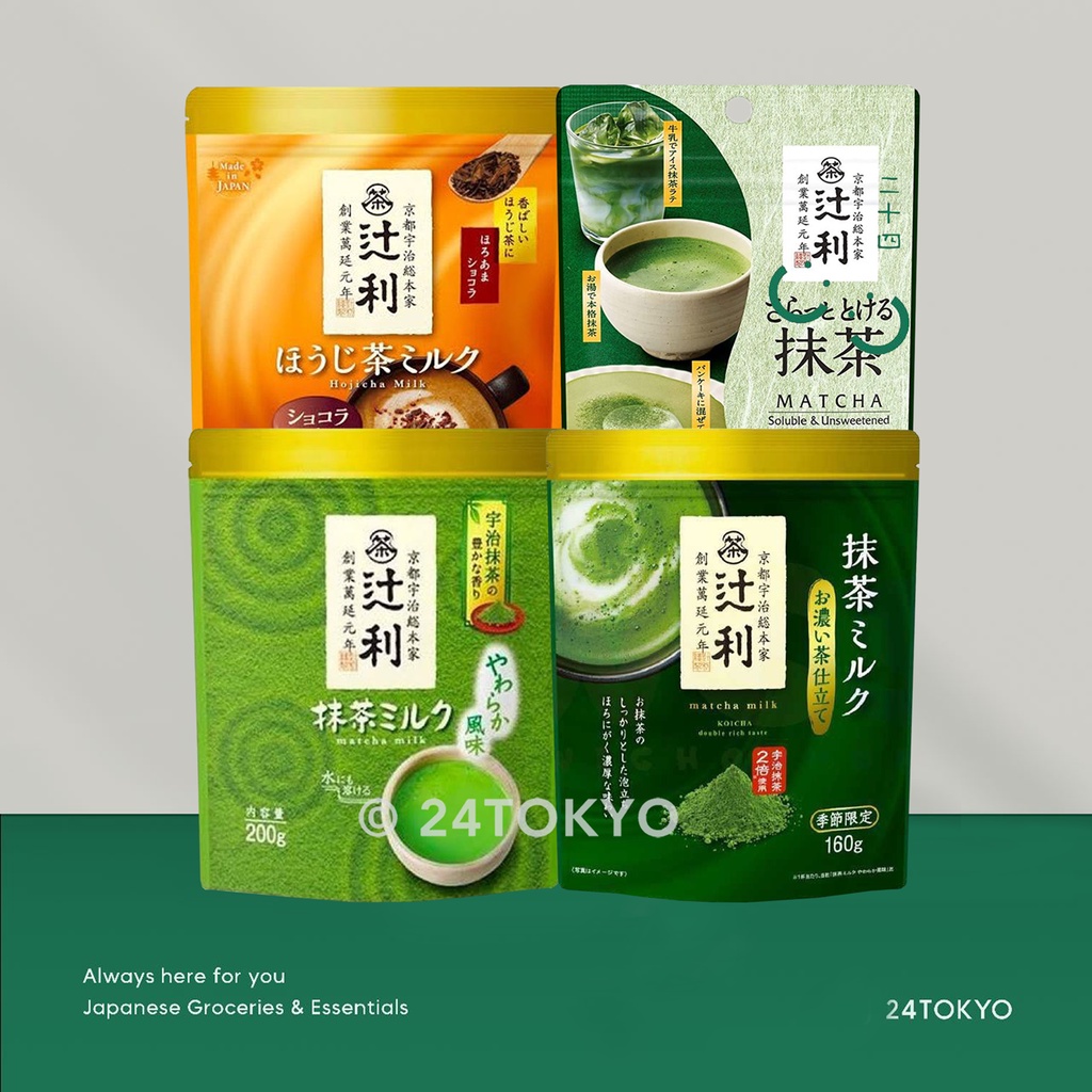 

24Tokyo - Bubuk matcha/ hojicha/ green tea powder instan jepang tsujiri