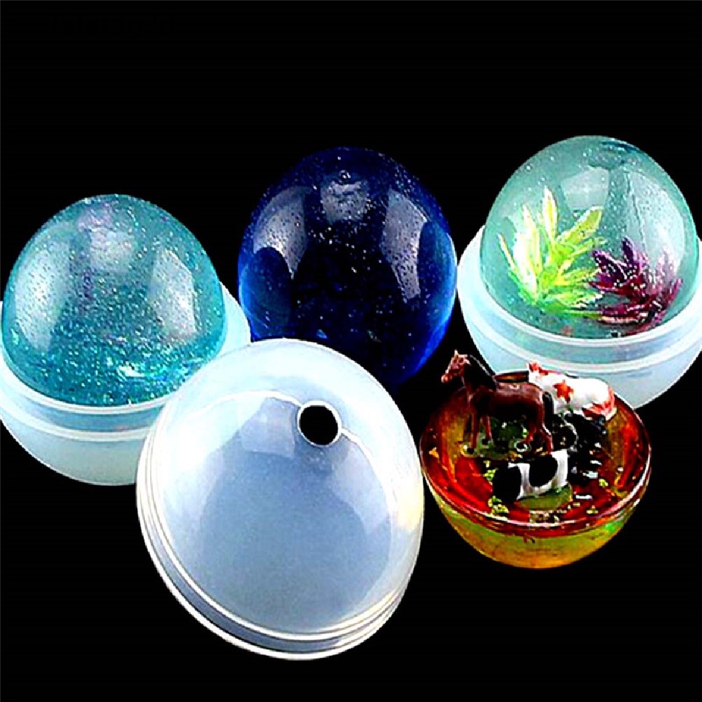 [lalatag] Cetakan Silikon Bulat Stereo DIY Balls Membuat Perhiasan Resin Kerajinan Dekorasi [ID]