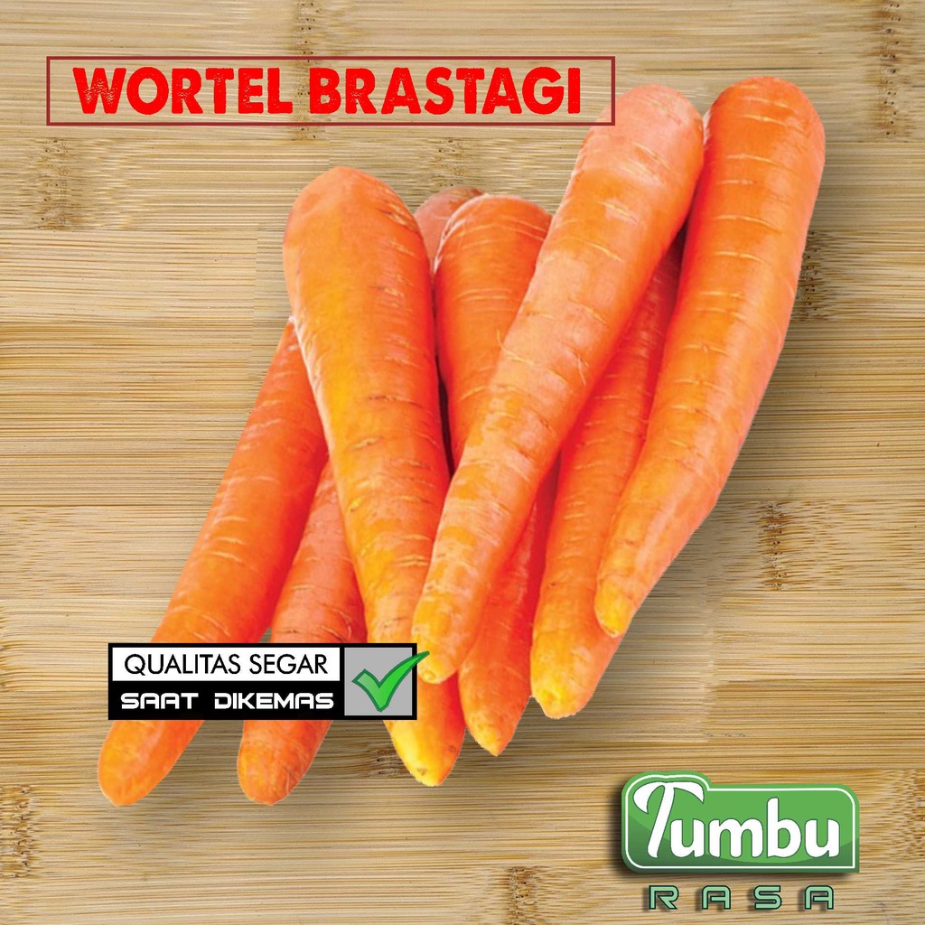 

WORTEL BRASTAGI 1 KG [500g] - sayuran umbi segar Carrot