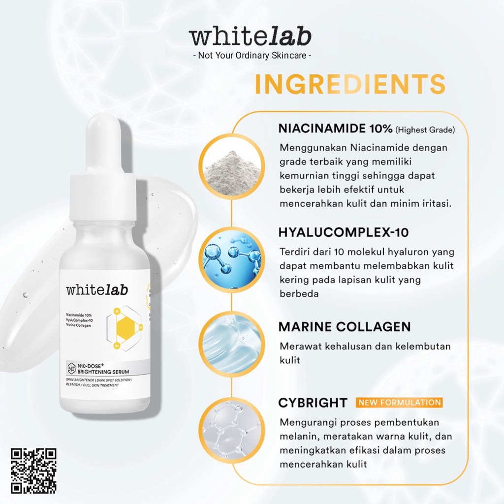 WHITELAB N10 - Dose Brightening Serum - 20ml