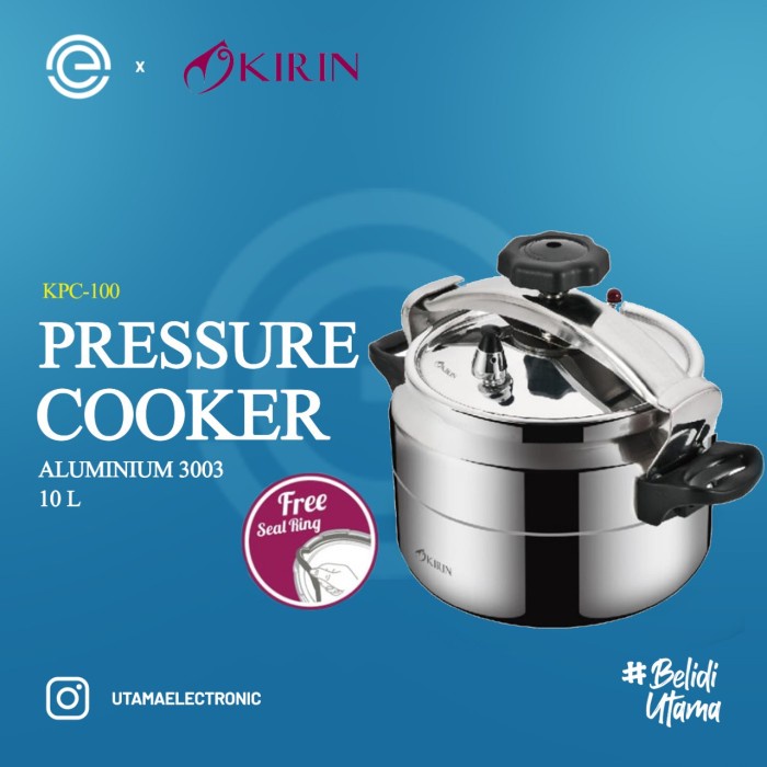 Presto Kirin Panci Presto Induksi Aluminium 10 Liter Kpc-100