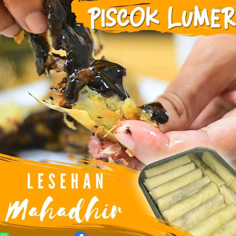 

frozen food pisang coklat lumer