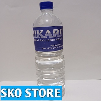 Air Aki HIKARI 1 Liter Air Accu 1000ML Original Murah