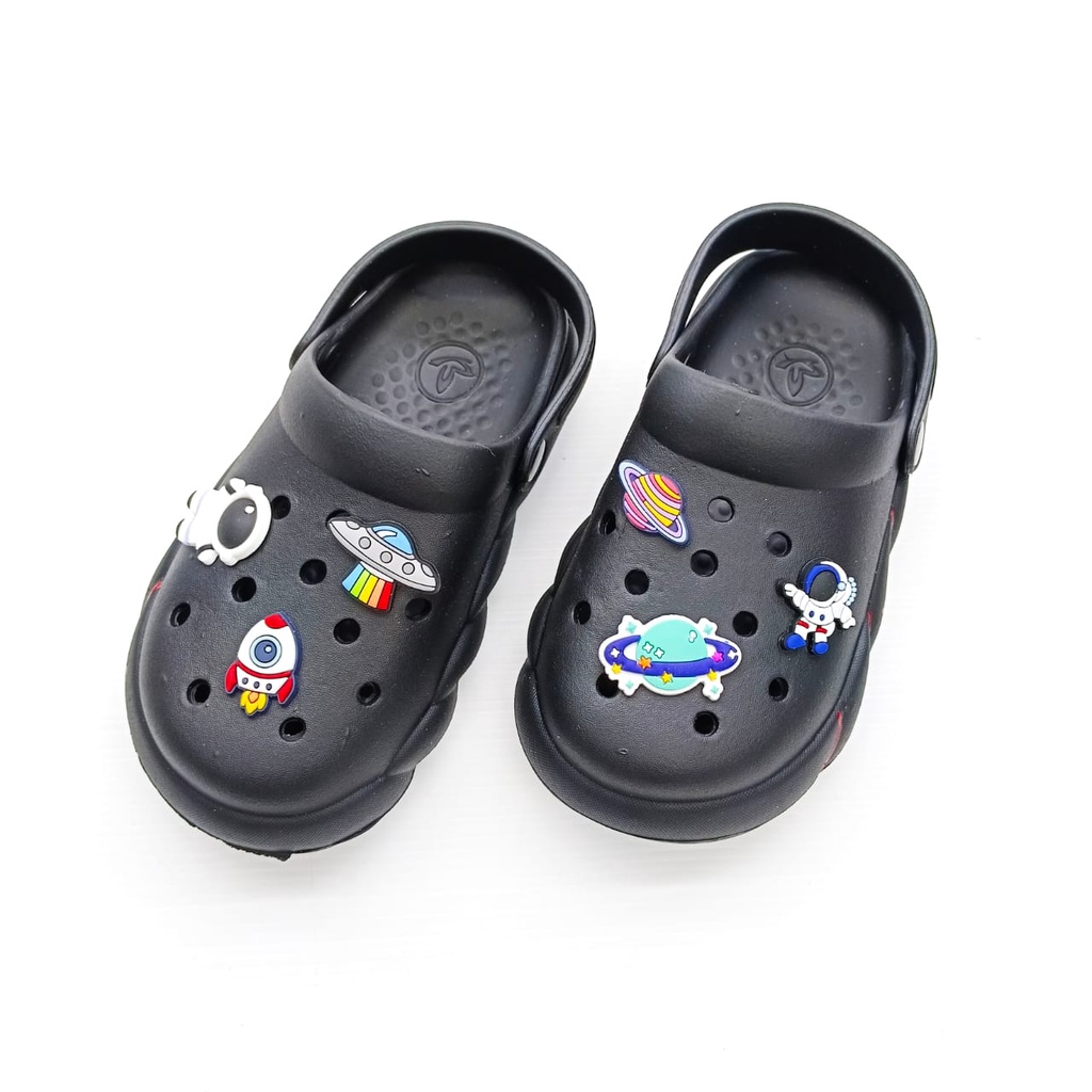 SANDAL BAIM ANAK LAKI-LAKI MOTIF ASTRONOT SIZE KECIL / SANDAL IMPORT MURAH REALPICT