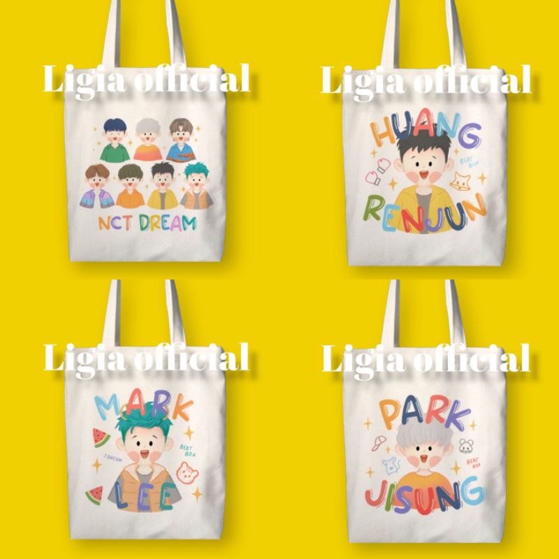 TOTEBAG NCT DREAM KPOP KOREA TAS JALAN TAS SEKOLAH