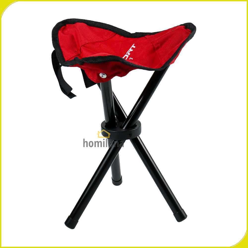 TaffSPORT Kursi Lipat Memancing Folding Legged Beach Stool Chair - A0003