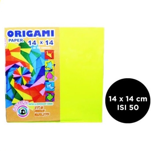 

Kertas Lipat/ Origami Asturo ukuran 14x14 cm