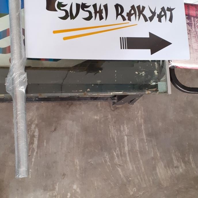 

Paja Plang Nama Toko Custom + Tiang 60 Cm