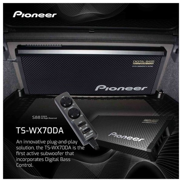 Pioneer TS-WX70DA Class-D Active Subwoofer