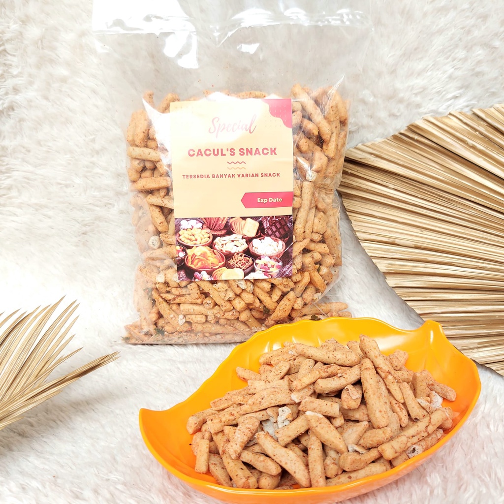 

Stik Basreng Pedas Manis Special Caculs Snack Makanan Ringan 1 Kg