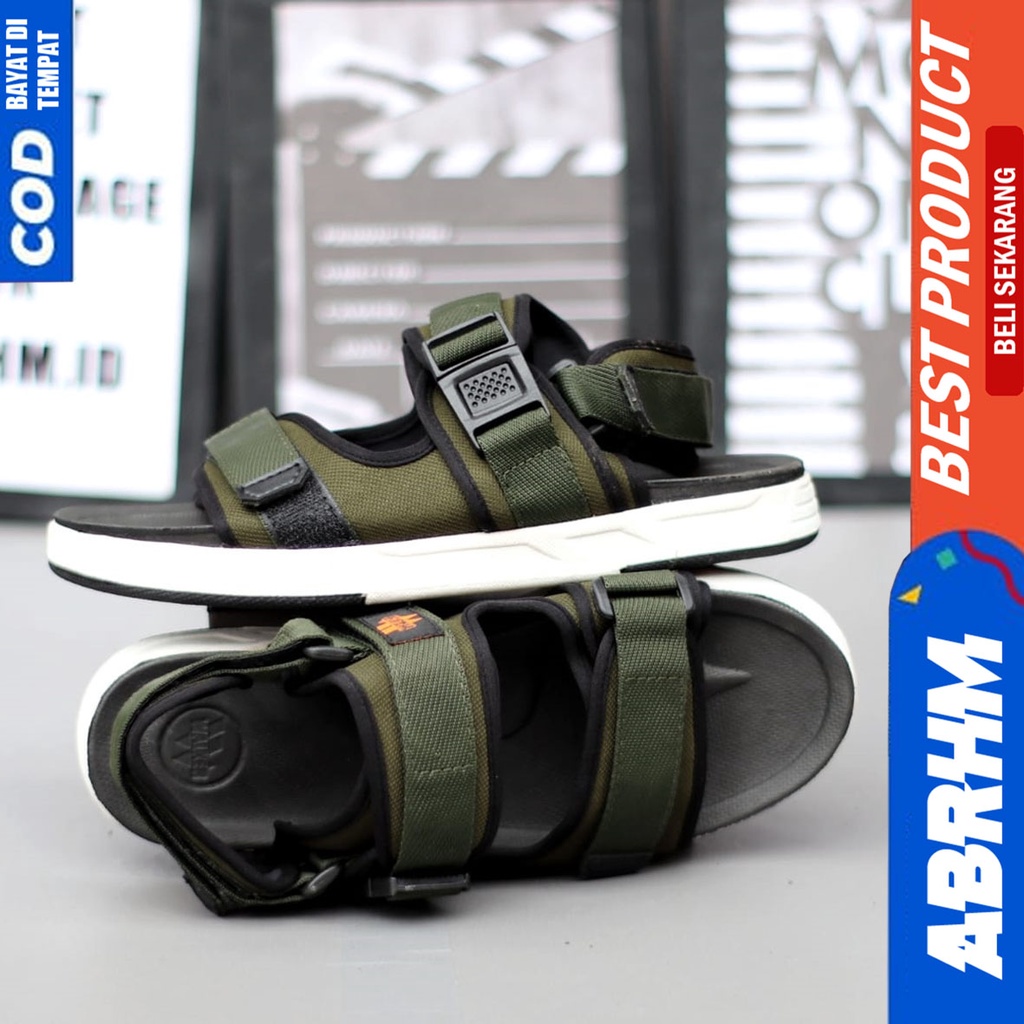 Sandal Gunung Casual Traveling Pria Trendi Fashion Korea Abrhm KAIPAT