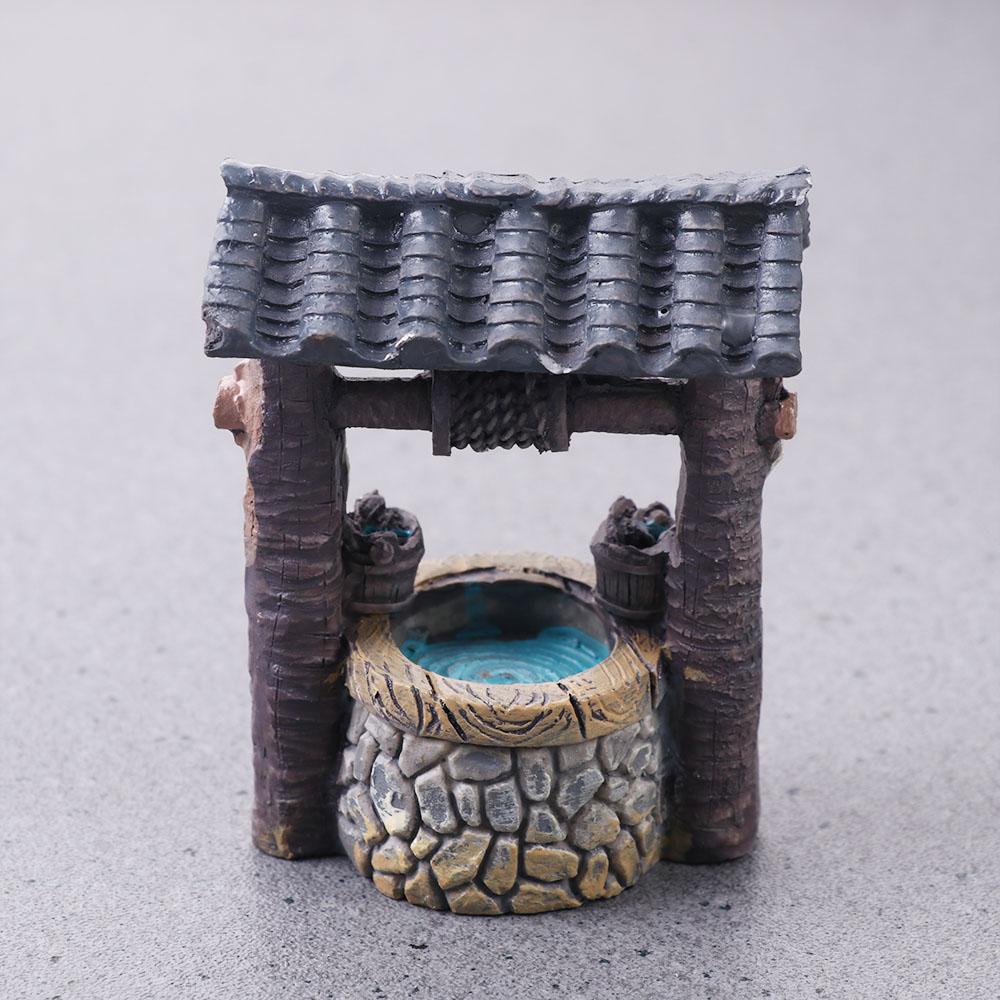 Agustinina Bonsai Decor Mini Realstic DIY Resin Patung Pemandangan Tradiasi