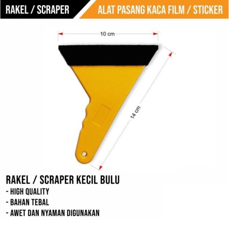 Rakel Scrapper Alat Bantu Pasang Stiker Kaca