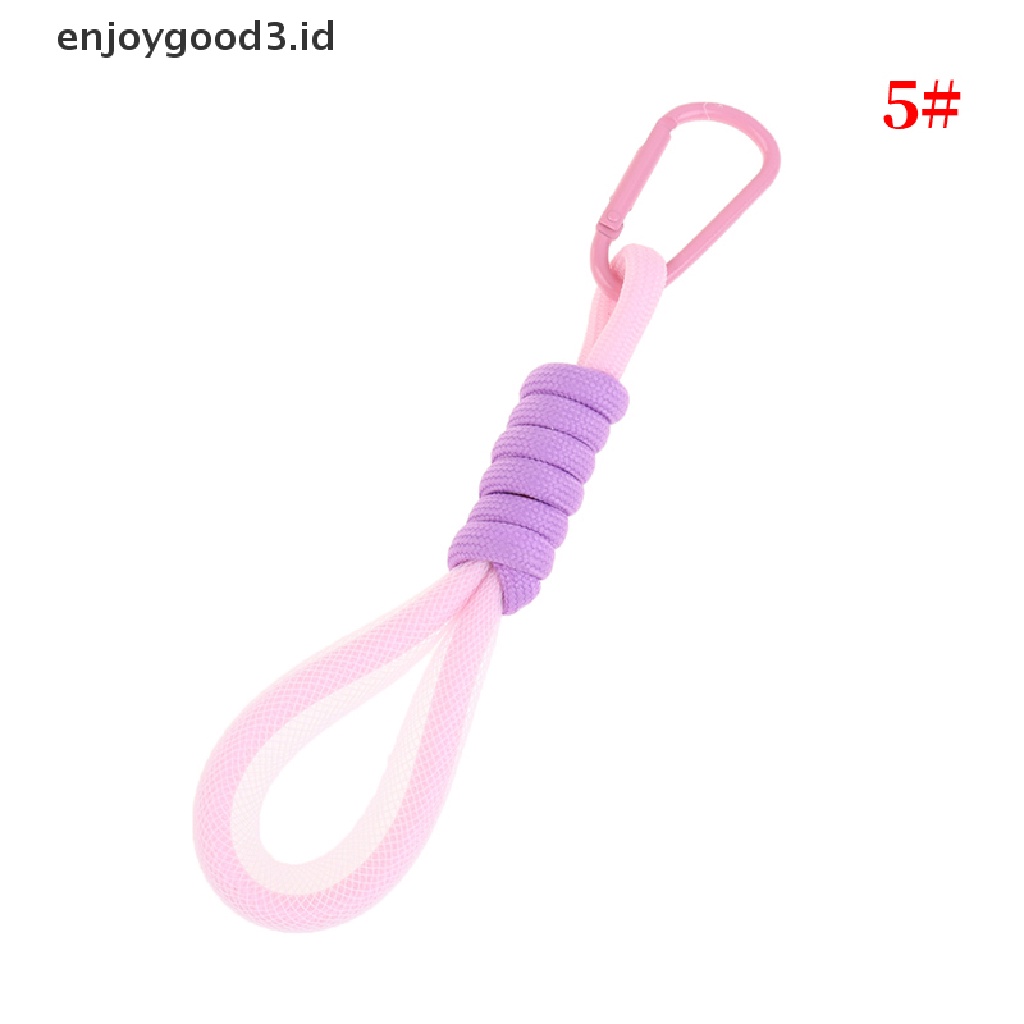 [Rready Stock] Mesh Lanyard Neon Tali Kepang Phone Case Gantung Cord Gantungan Kunci Tas Liontin (ID)