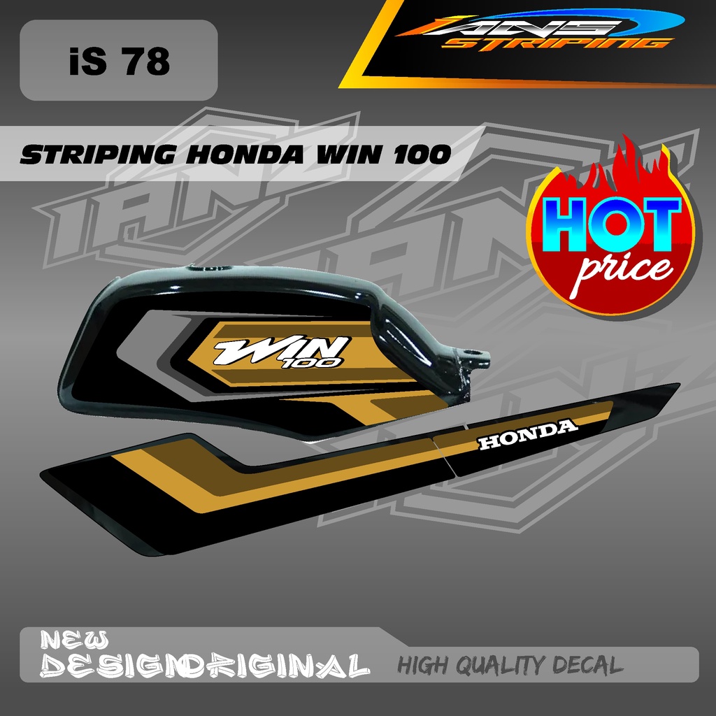 NEW STRIPING BODY WIN100 CUSTOM HOLOGRAM / NON HOLOGRAM IS78