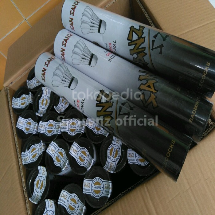 Shuttlecock Kok Badminton Sansanz Black International