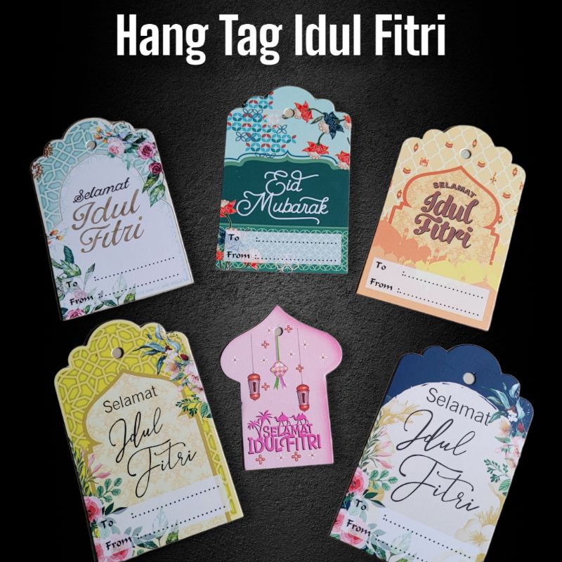 

(10 pcs) Hang Tag Gift Tag Hampers Idul Fitri Lebaran
