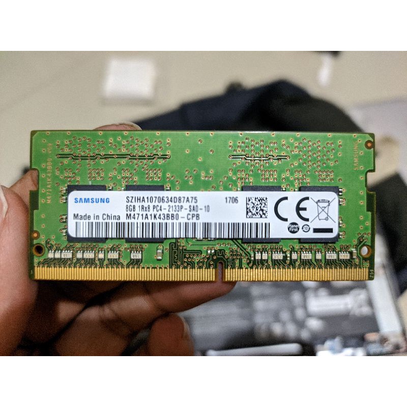 Ram Samsung DDR4 SODIMM 8GB 2400MHz PC17000
