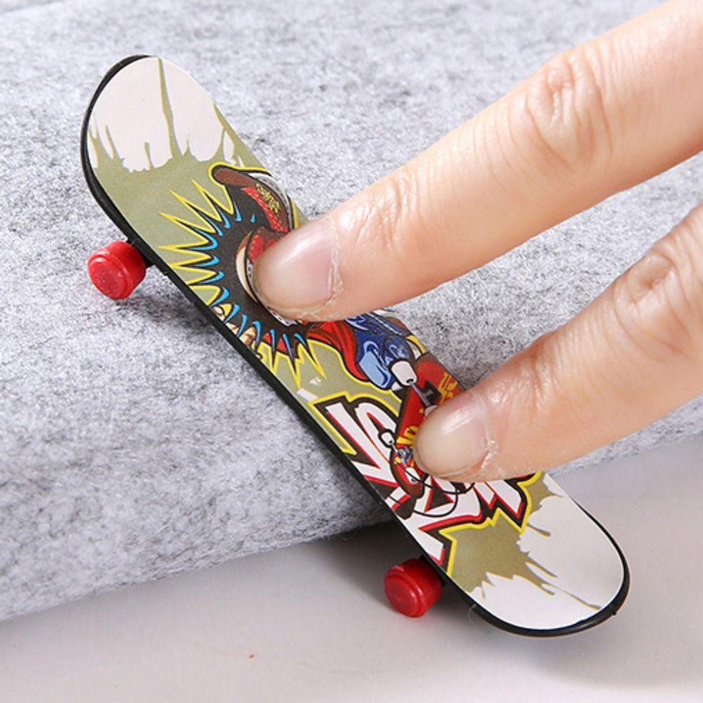 [Elegan] Jari Skateboard Inovatif Profesional Kolektor Jari Skuter Gag Mainan Meja Mainan Ujung Jari Olahraga Fingerboard Mainan Novelty Mini Finger Board