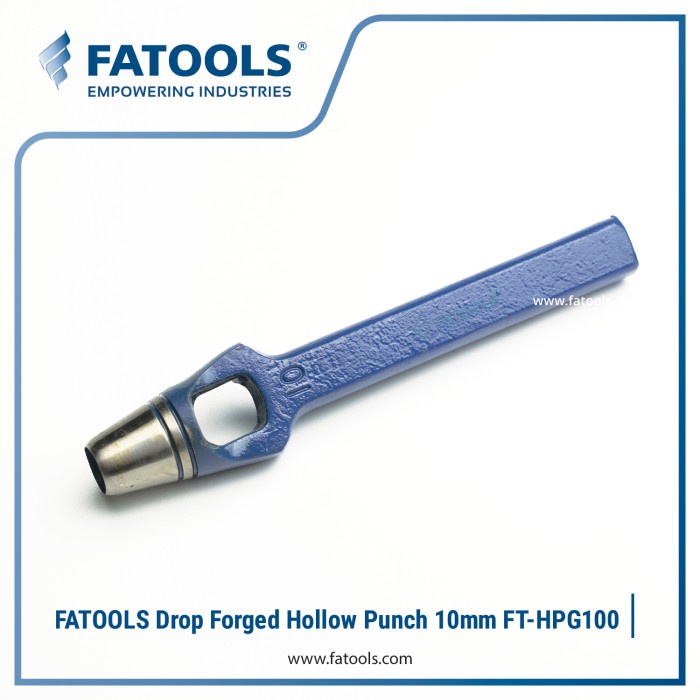 

Kol Fatools Hpg100 - Drop Forged Hollow Punch 10Mm