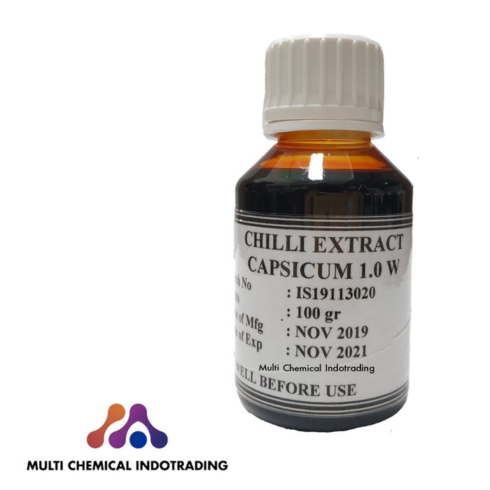 CAPSICUM OLERESIN - EKSTRAK CABAI / CABE 1JT SHU WATER SOLUBLE - 100GR