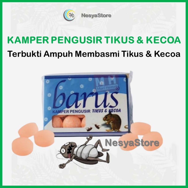 Barus Kamper Pengusir Tikus dan Kecoa Ampuh Original