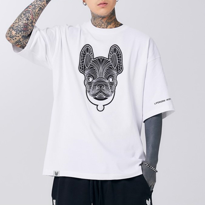 Lifework Radoc Big Wappen Oversize Tee White 100% Original
