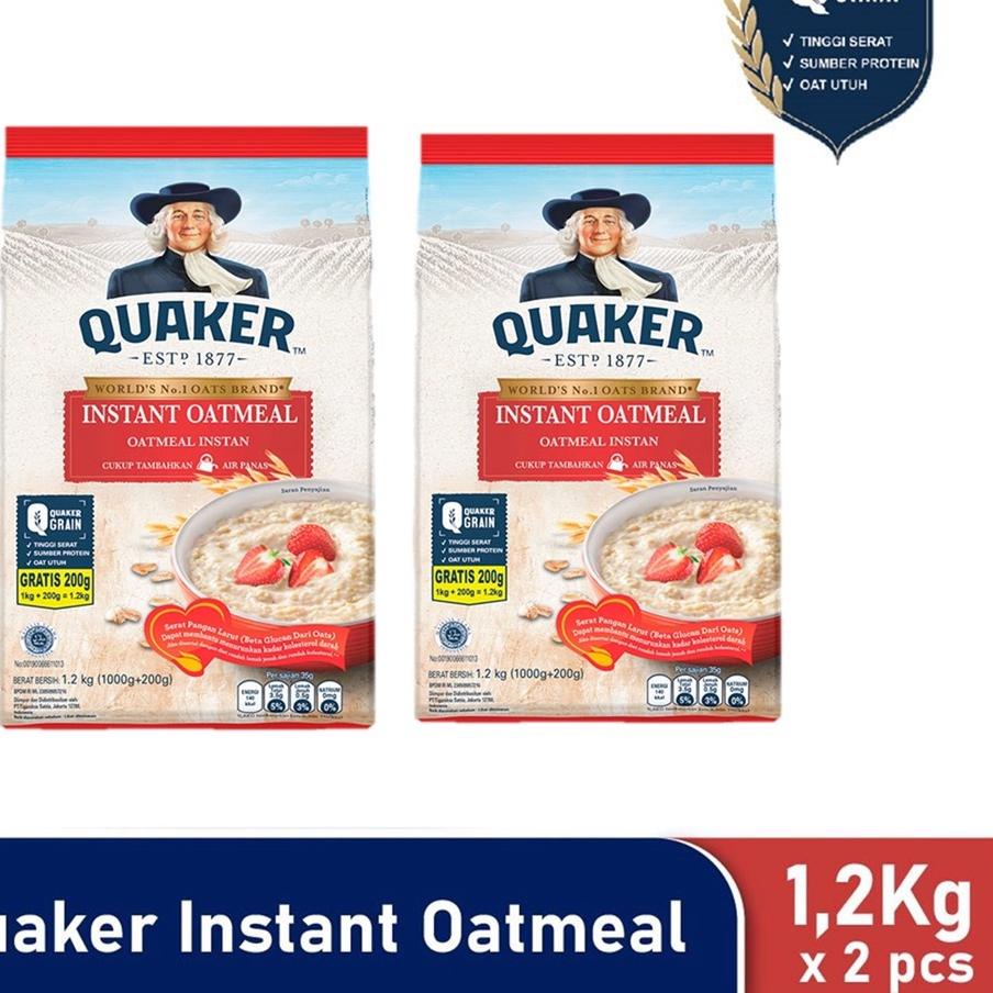 

Limited[KP8]-Quaker Instant Oatmeal 2 x 1200 gr