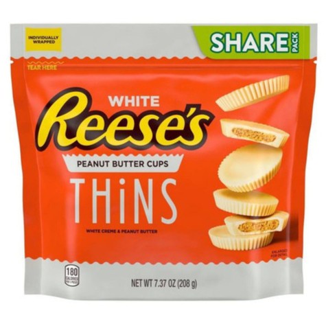 

REESE'S Peanut Butter Cups THINS White 208gr Impor