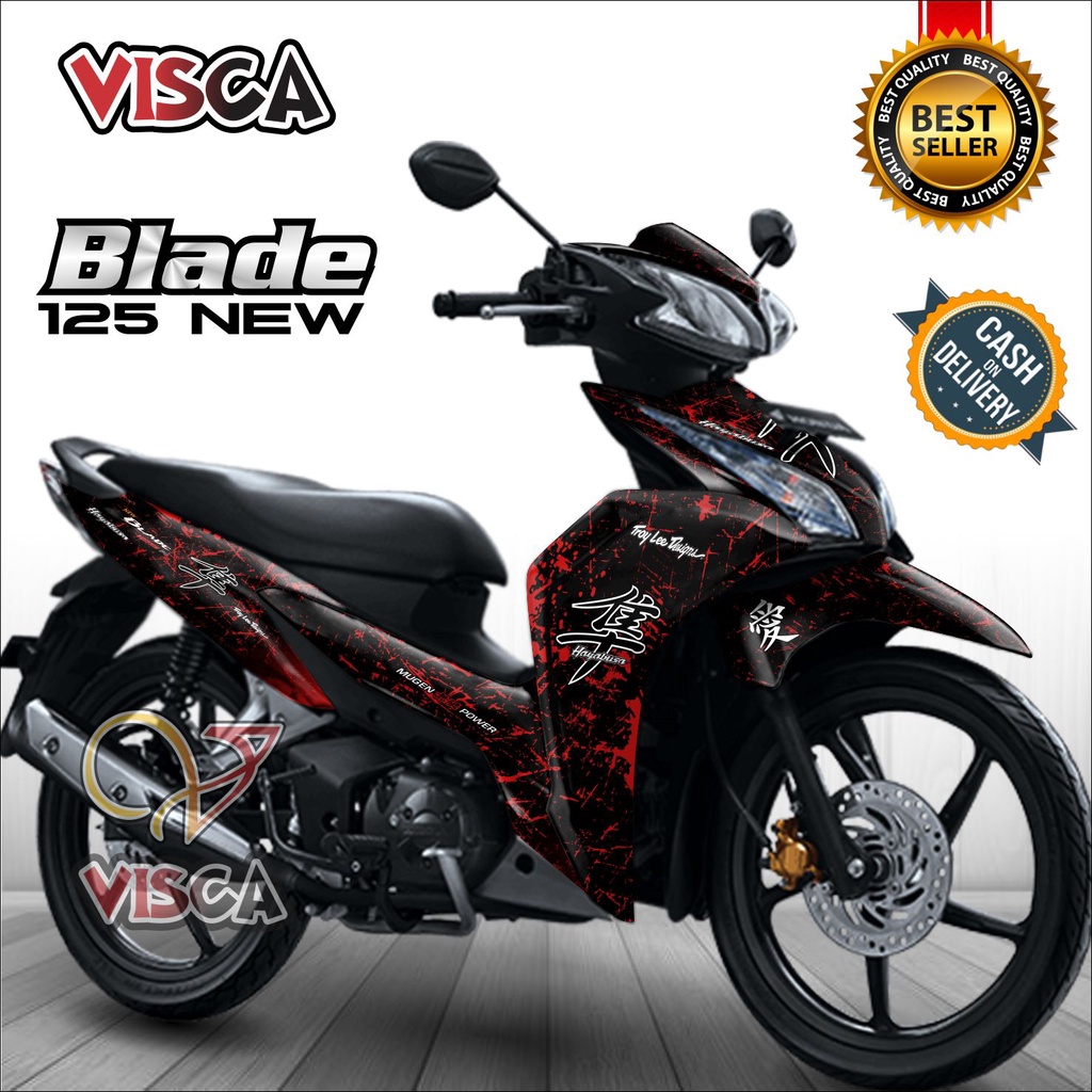 Decal Blade 125 New Decal Blade New 125 Stiker Blade 125 New Full Body Striping Blade 125 New Hayabu
