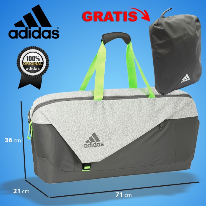 Kar Tas Raket Badminton Adidas 360 B7 Tournament Bag Grey White